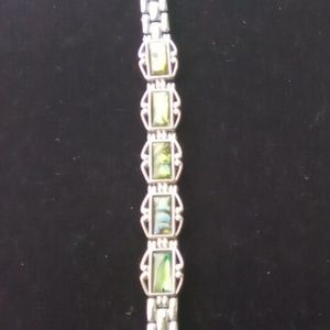 Vintage Jewelry - Vintage Abalone Link Bracelet. Beautiful Vintage Jewelry - Vintage Abalone Link Bracelet. Beautiful
